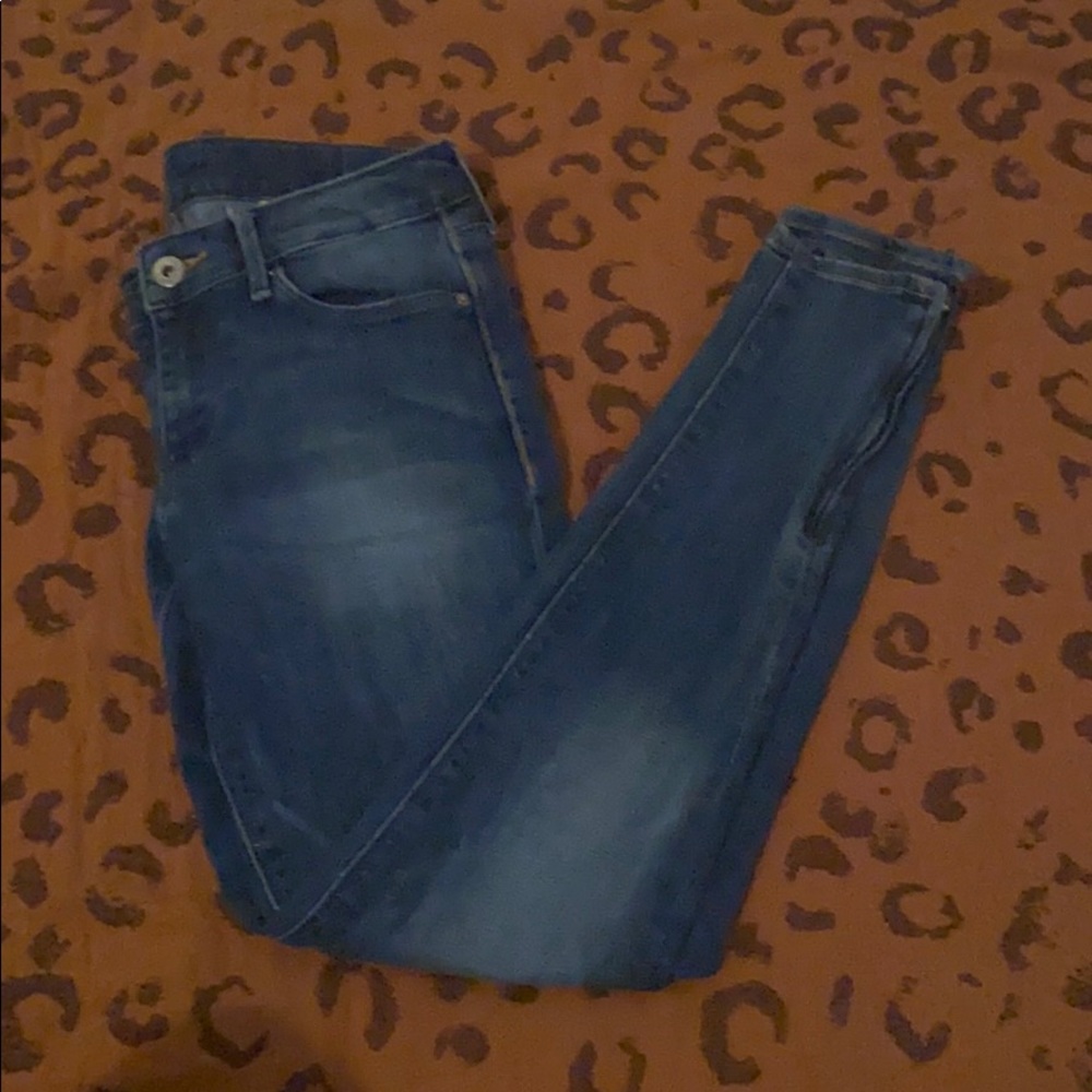 Vintage H&M zipper ankle skinny jeans